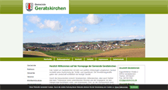 Desktop Screenshot of geratskirchen.de