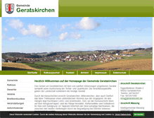 Tablet Screenshot of geratskirchen.de